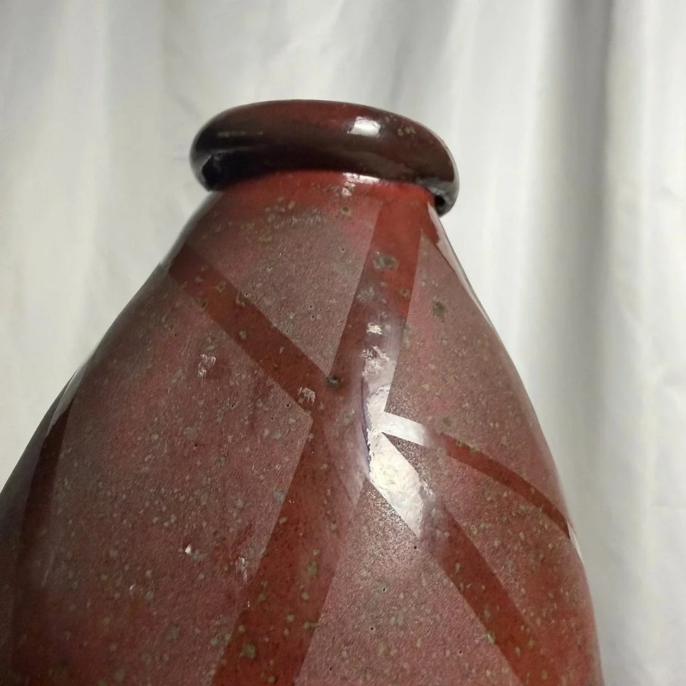 Handmade stoneware vase